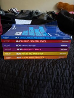 MCAT Kaplan Study Books