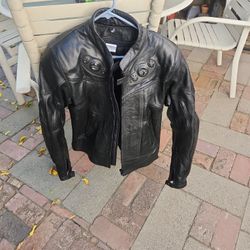 Frank Thomas Leather Motorcycle Jacket