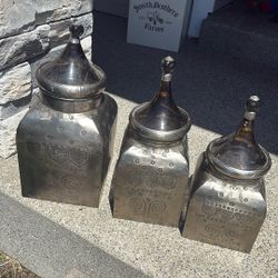 Three Italian tins
