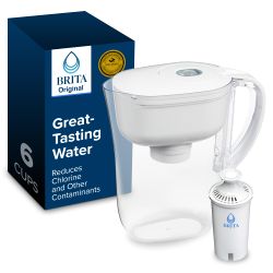 Brita Metro Small 6-Cup Water Filter Pitcher with Filter