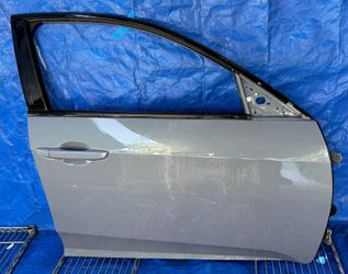 17-21 HONDA CIVIC HATCHBACK FRONT RIGHT DOOR ASSEMBLY GRAY NH877P