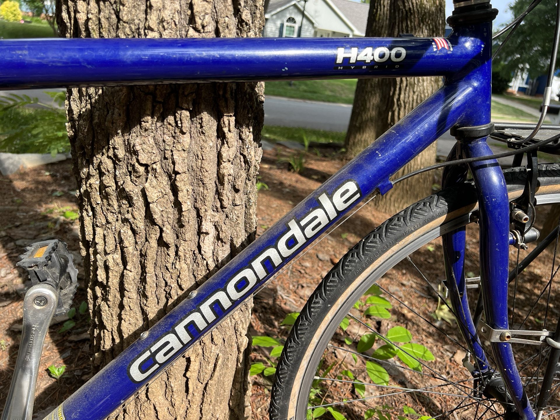 USA MADE Cannondale H400 Bicycle Aluminum Frame 18” Bike New Tire - Main Image