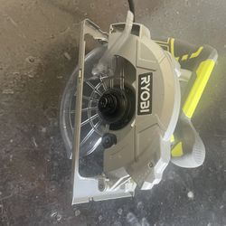 Ryobi Corded Circular Saw With Laser 