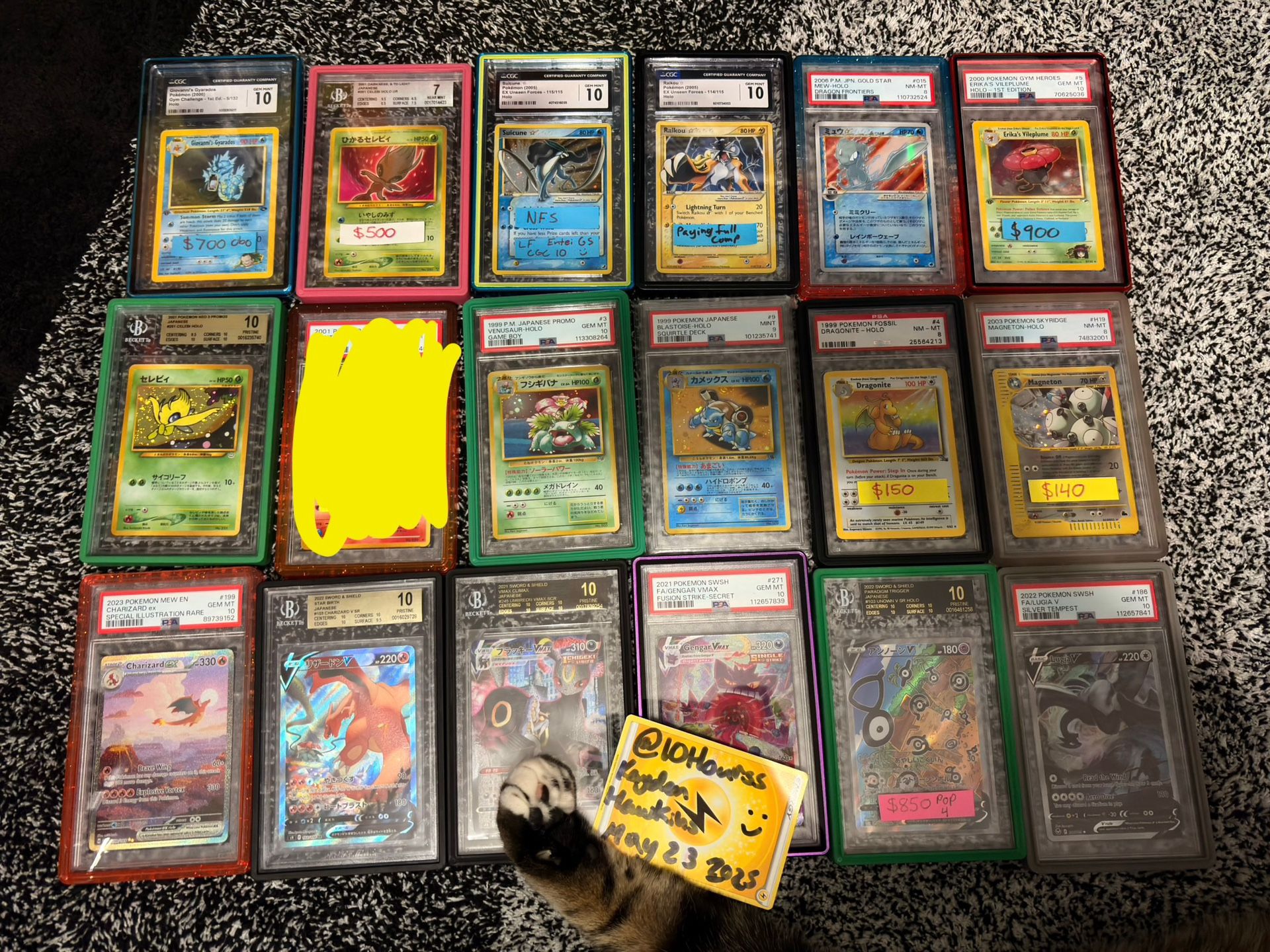 Pokemon cards for trade/sale