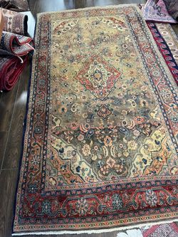 Liquidation Sale Antique Persian Rug Hand Made All Wool 5.2 X9.9 Ft Was 1700 Now 519 West Hollywood 