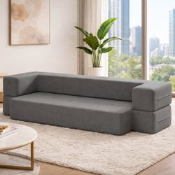 Flip-Open Sofa Bed – Convertible Couch Sleeper
