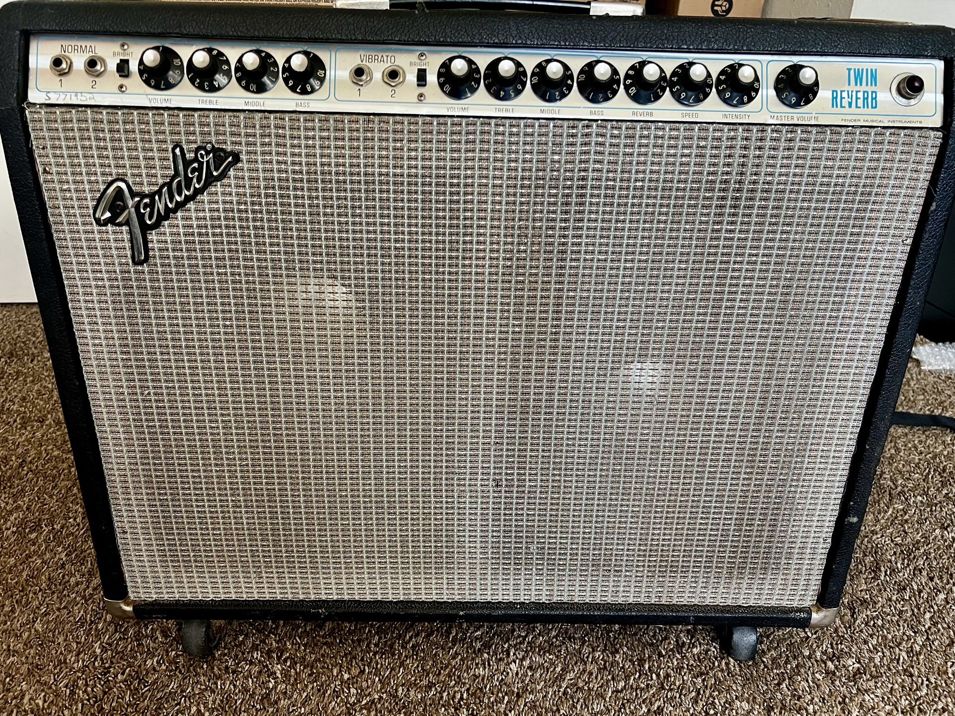 Fender 1977 Silverface Twin Reverb