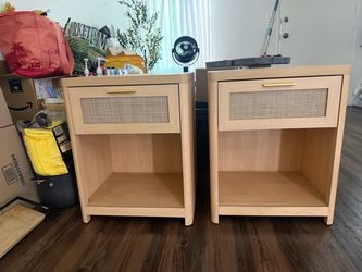Beige night stands