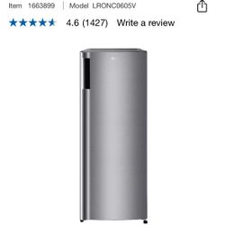 LG 6.0 cu. ft. Single Door Refrigerator 