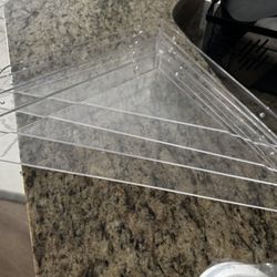 Corner Acrylic Shelves 