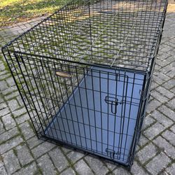 Large 2-Door Dog Crate ~ Very Clean