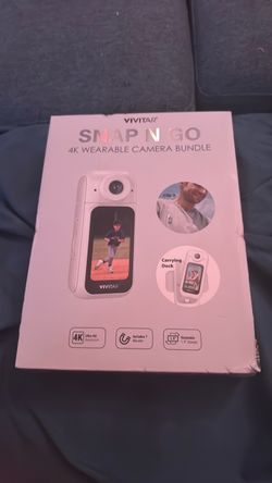 Vivitar Snap N Go 4K Wearable Camera Bundle