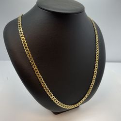 14K GOLD CUBAN CHAIN. NEW