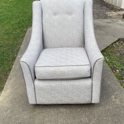 Rocking Chair, Grey Color 