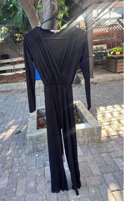 4th of July Sale ,BCBG Size XXS Black Long Sleeve Jumpsuit