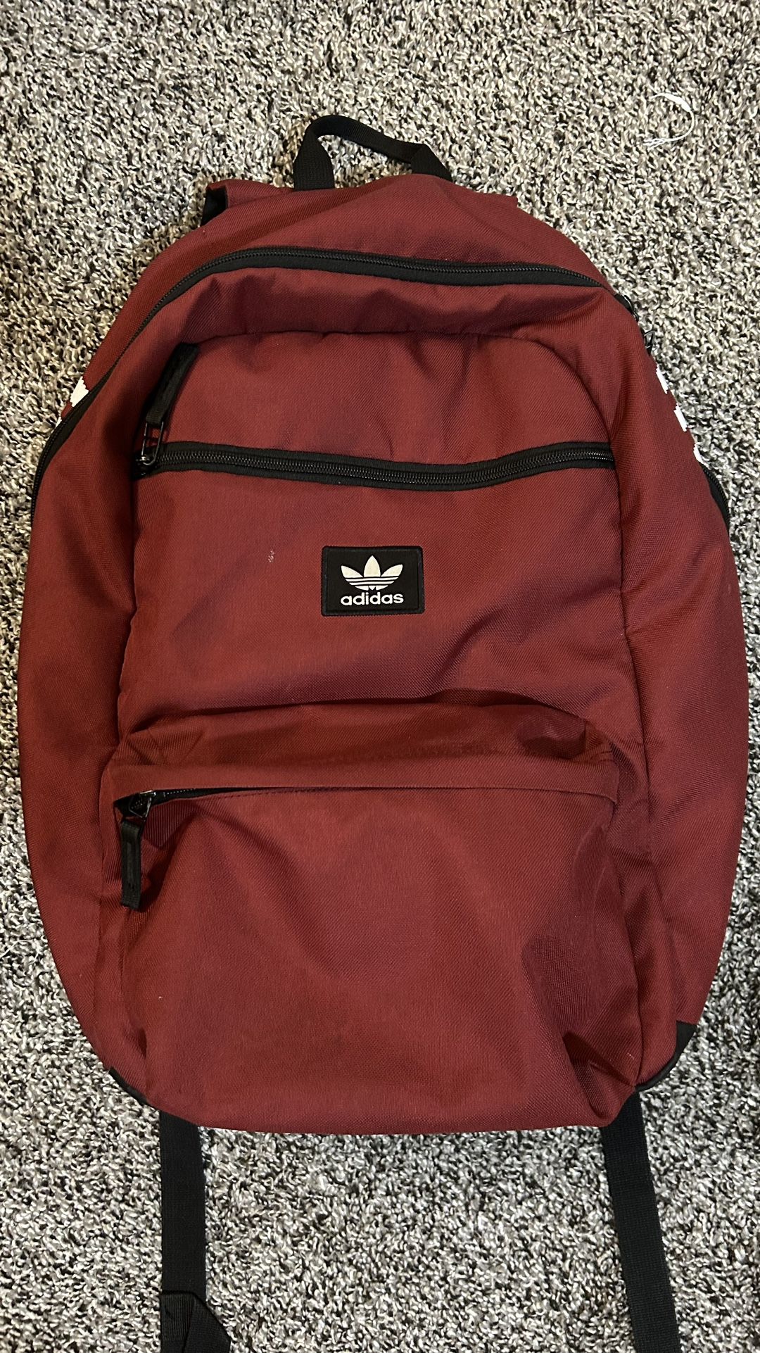 Maroon Adidas Backpack 