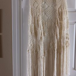 VIntage Unique Crochet Shawl