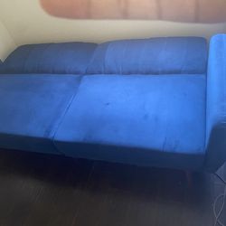 Blue Futon
