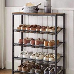 Shoe Rack for Entryway, 5 Tier Shoe Storage Shelves