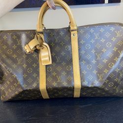 LOUIS VUITTON Monogram Keepall 55