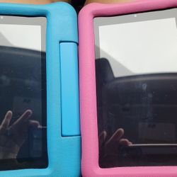 2 Amazon Fire 7 Kids Tablets $100 Obo