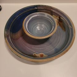 Ceramic Chip And Dip Set
