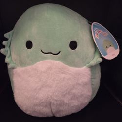 Squishmallows Plush Axolotl Medium 14-24 in Green White Washable 2023