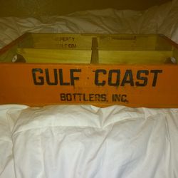 Wood Crate: Rare Gulf Coast 1968