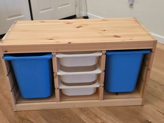 TROFAST Toy or Craft Storage with 5 containers