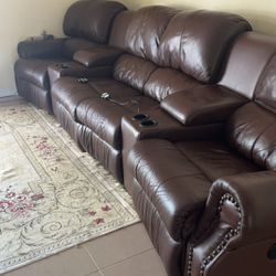A Beautiful, Beautiful Leather Sofa