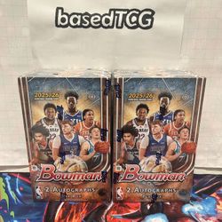 2025/26 Bowman Basketball Hobby Boxes Sealed