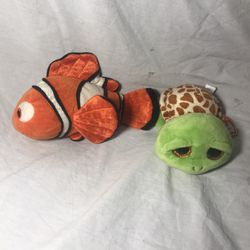 Finding Nemo & Baby Turtle Plush Toys Thumbnail