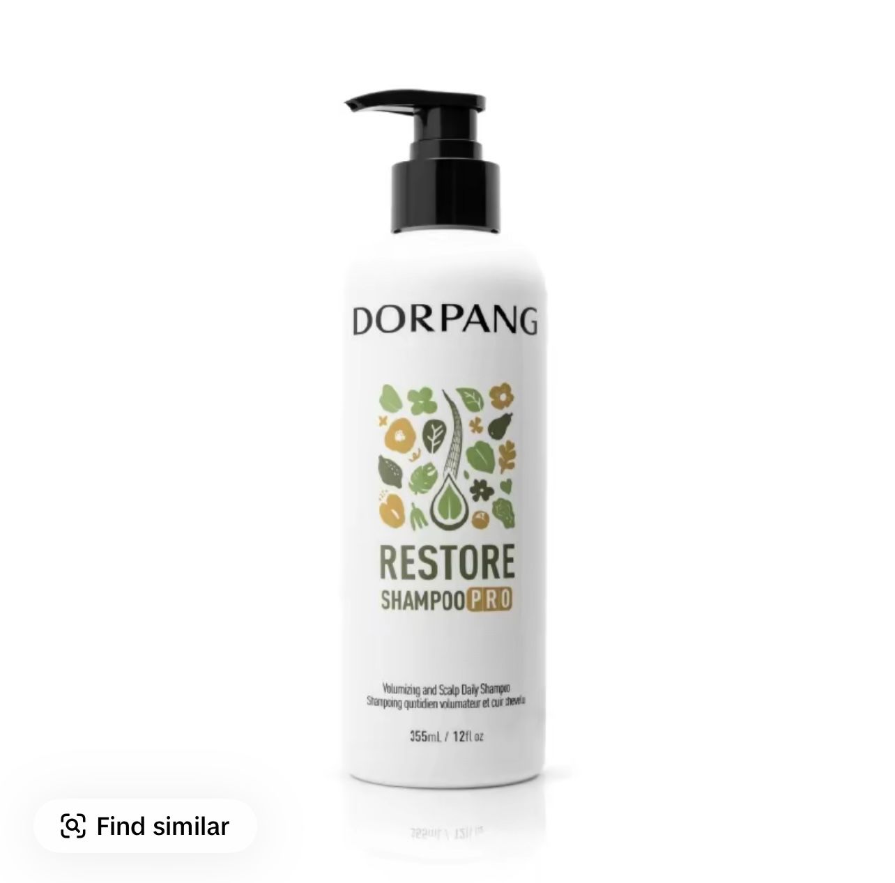 DORPANG Restore Shampoo for Thinning Hair, Balance Scalp environment, Thicker and Fuller-Looking Hair, Daily hair care products, Paraben, Phthalate an