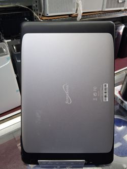 13.3" screen android tablet by supersonic.  Webcam Bluetooth wifi.  90 days warranty