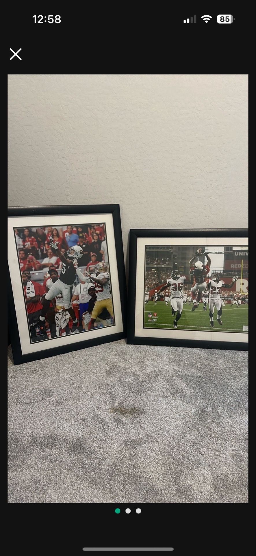 Larry Fitzgerald and Michael Floyd framed pictures $25