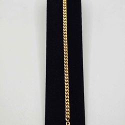 18kt Yellow Gold Cuban Link Bracelet 