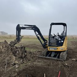 Excavator Bobcat John Deere Kubota 