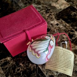 Hand Painted Ornament By LES HANNS