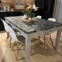 Farmhouse Dining Table & Chairs.