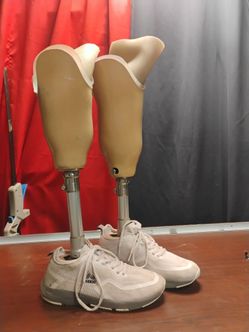 Pair of Below-Knee Prosthetic Legs
