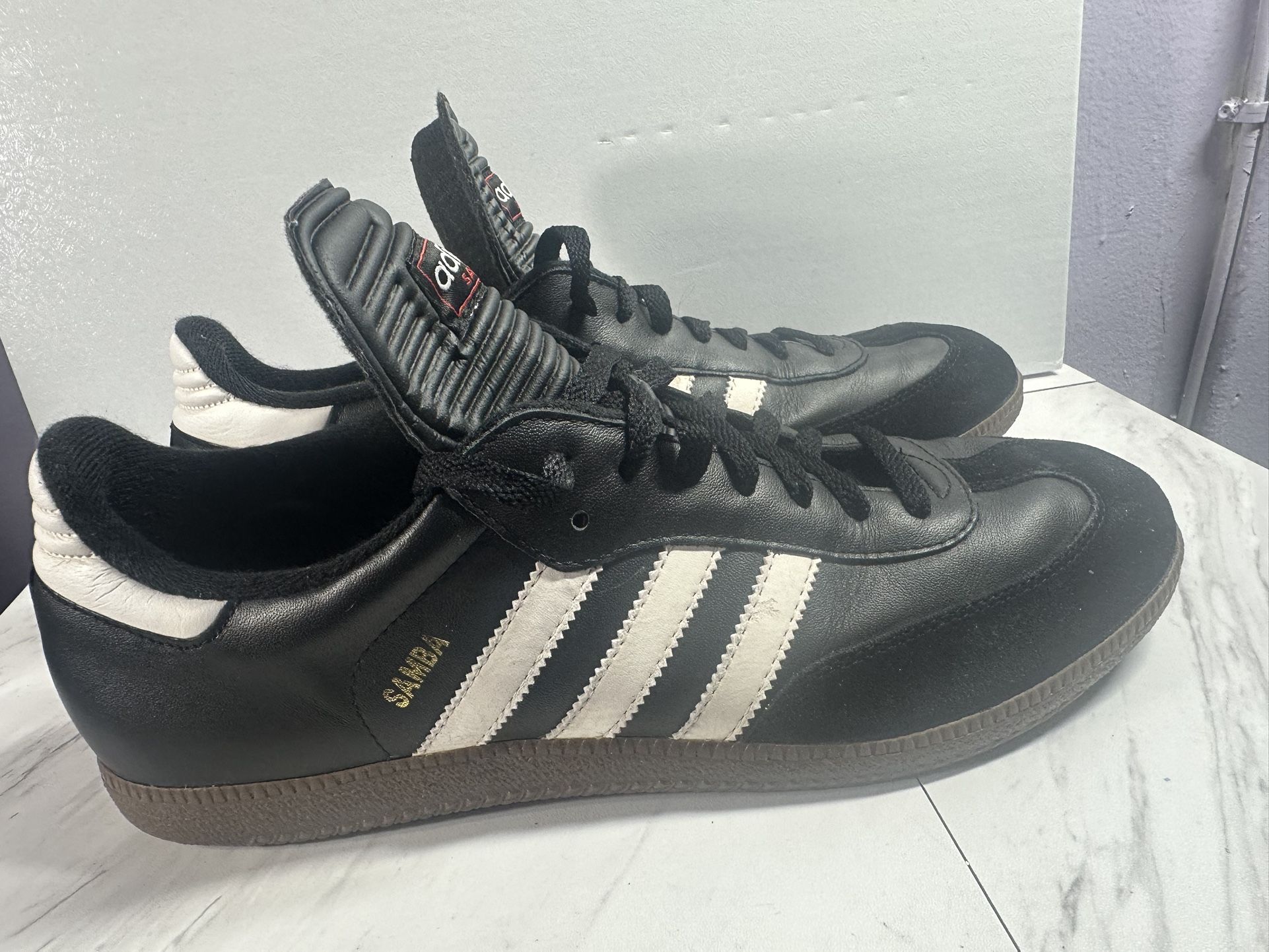 ADIDAS Samba Classic Soccer Sneaker Black Leather SIZE # 11