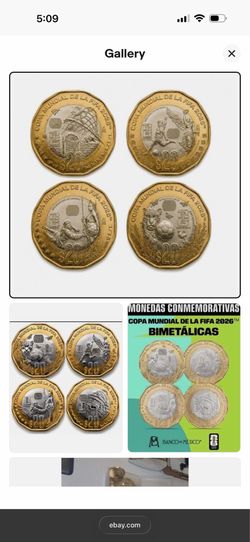 Mexico World Cup coins
