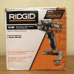 Ridgid Impact Wrench Nueva De 18 Volts En Su Caja 