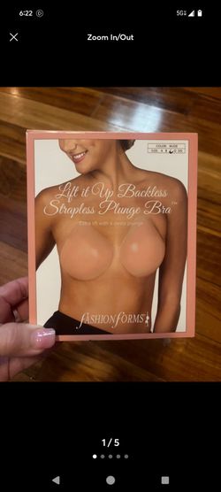 Fashion Forms Lift It Up Backless Strapless Plunge Bra