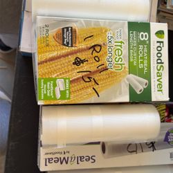 3 Rolls Of 8” FoodSaver Rolls