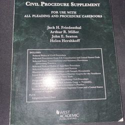 Civil Procedure Supplement 2020-2021