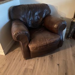 Leather Brown Chair 