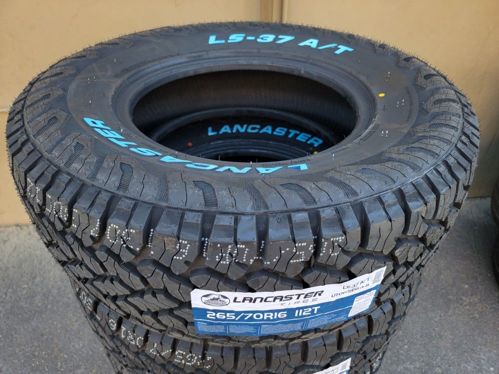 265 70 16 ALL TERRAIN TIRES 4RUNNER FRONTIER PATHFINDER XTERRA