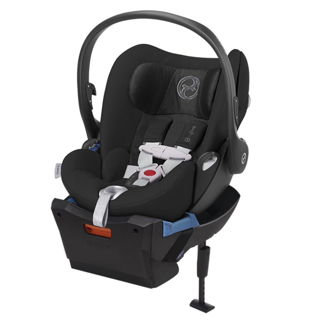 Cybex Cloud Q infant car seat in “Black Beauty”