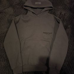 Black essentials hoodie